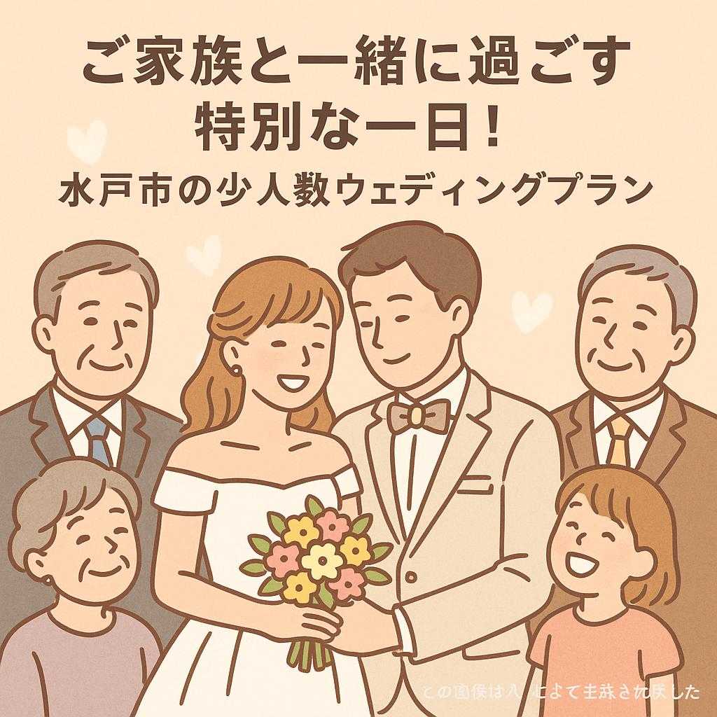 ご家族と一緒に過ごす特別な一日!水戸市の少人数ウェディングプラン