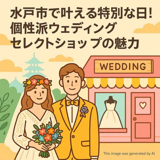 水戸市で叶える特別な日！個性派ウェディングセレクトショップの魅力