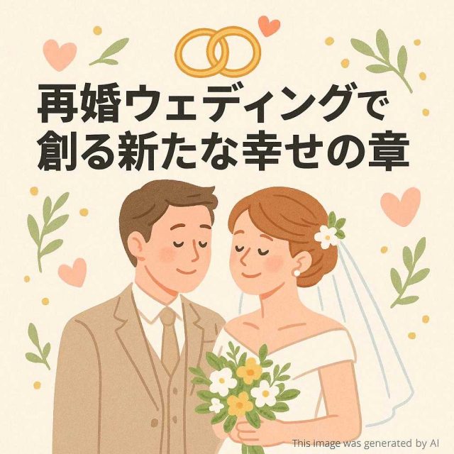 再婚ウェディングで創る新たな幸せの章