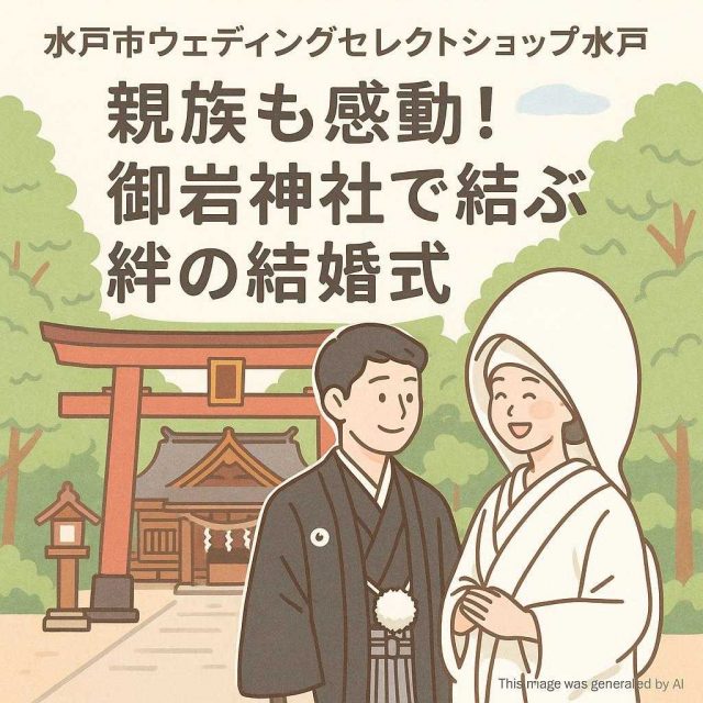 水戸市ウェディングセレクトショップ水戸 親族も感動！御岩神社で結ぶ絆の結婚式