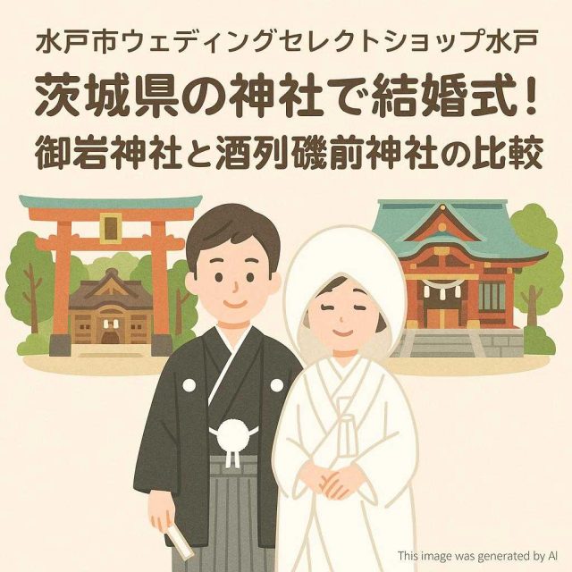 水戸市ウェディングセレクトショップ水戸 茨城県の神社で結婚式！御岩神社と酒列磯前神社の比較