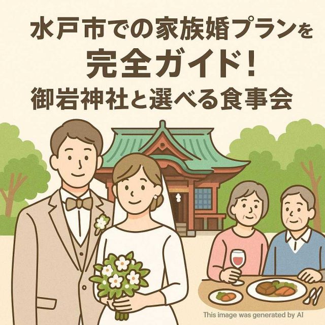 水戸市での家族婚プランを完全ガイド！御岩神社と選べる食事会