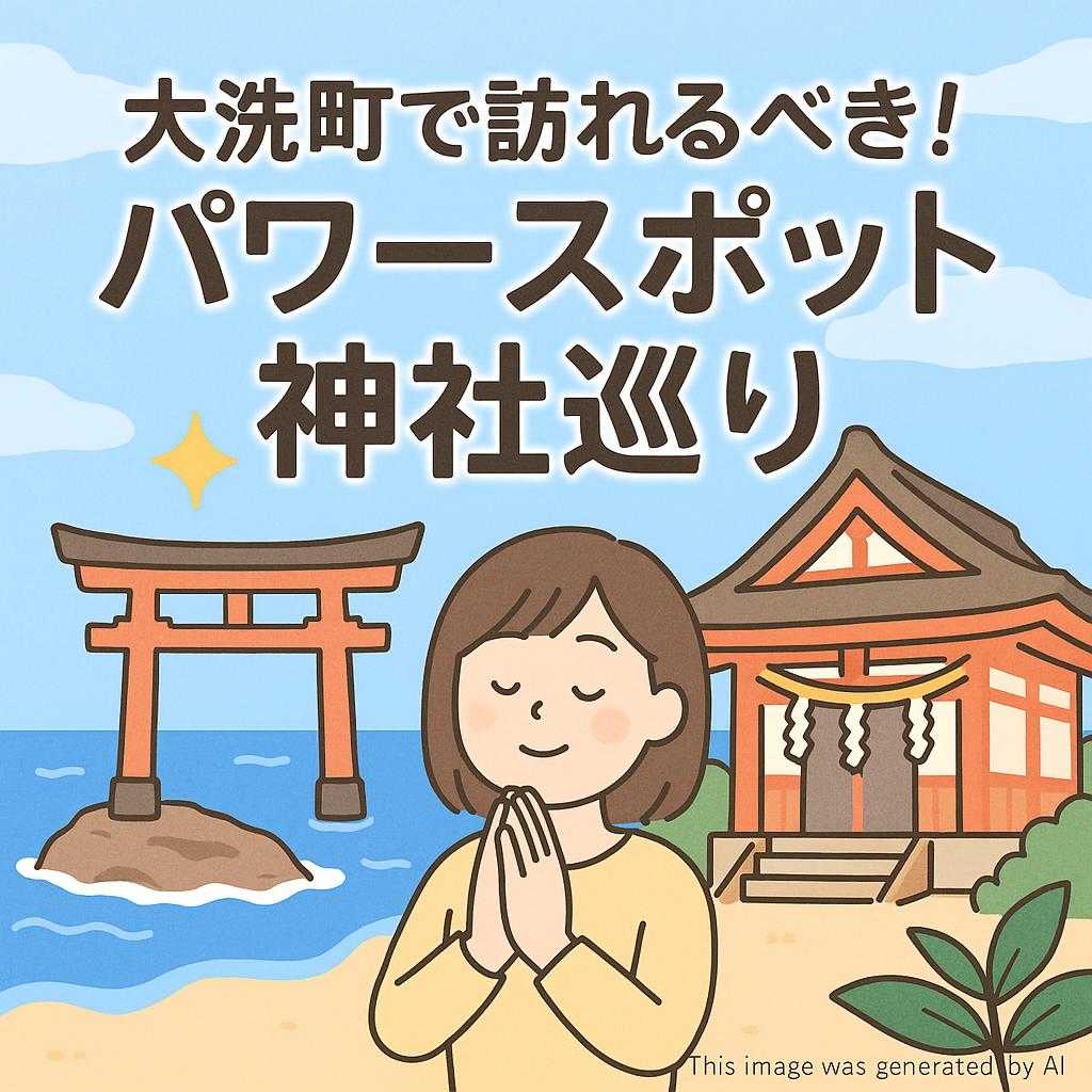 大洗町で訪れるべき！パワースポット神社巡り