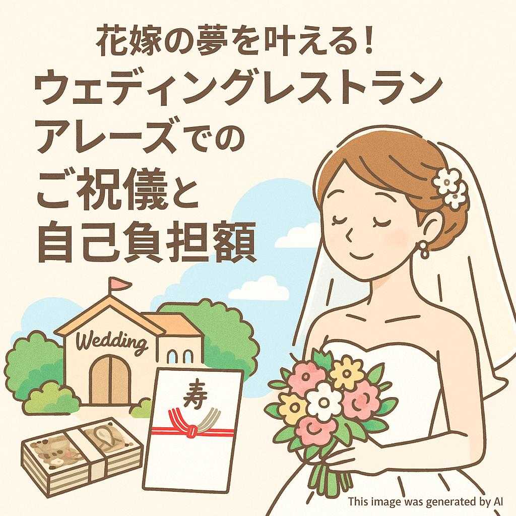 花嫁の夢を叶える!ウェディングレストランアレーズでのご祝儀と自己負担額