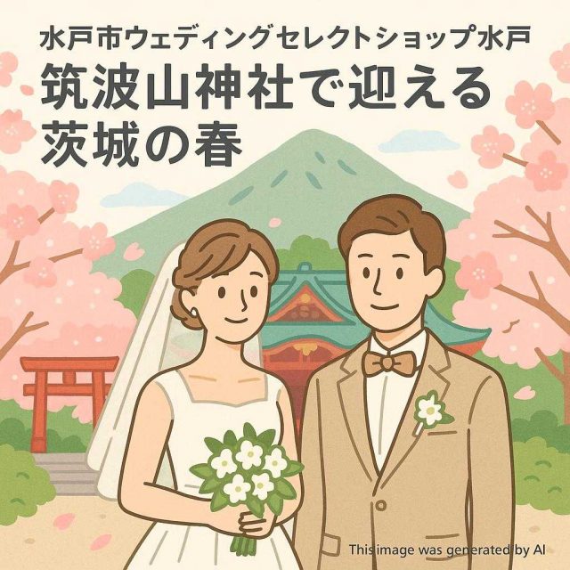 水戸市ウェディングセレクトショップ水戸 筑波山神社で迎える茨城の春