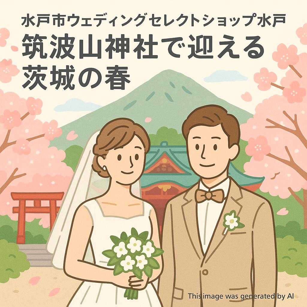 水戸市ウェディングセレクトショップ水戸 筑波山神社で迎える茨城の春