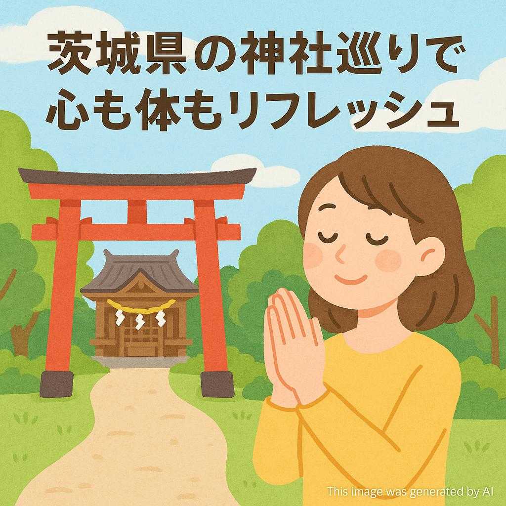茨城県の神社巡りで心も体もリフレッシュ