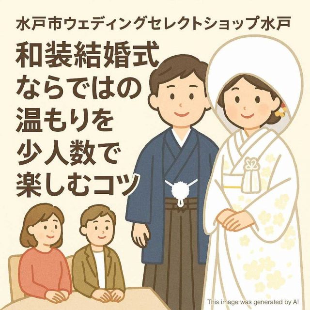 水戸市ウェディングセレクトショップ水戸 和装結婚式ならではの温もりを少人数で楽しむコツ