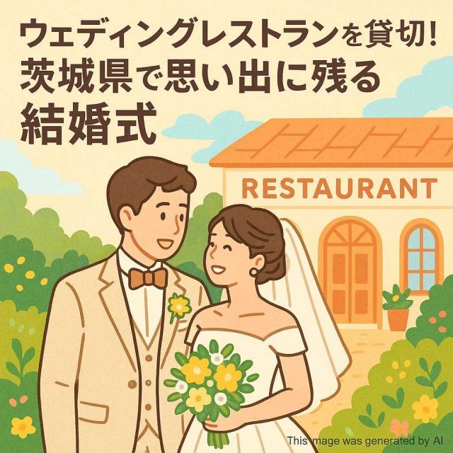 ウェディングレストランを貸し切り！茨城県で思い出に残る結婚式