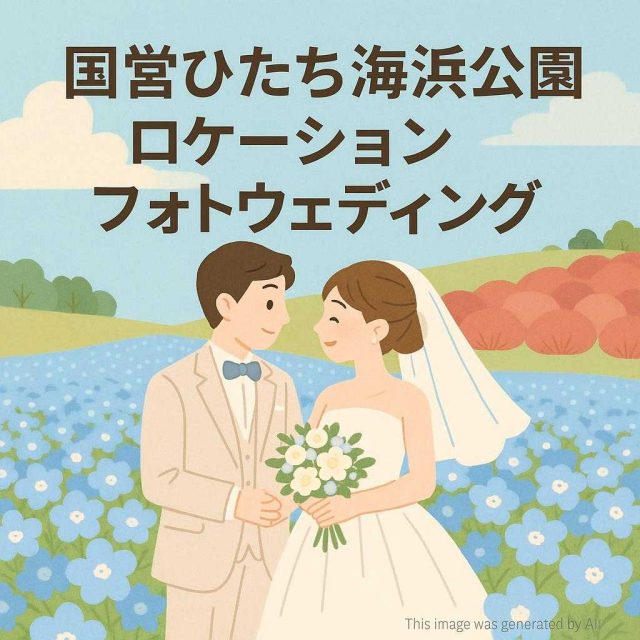 国営ひたち海浜公園ロケーションフォトウェディング