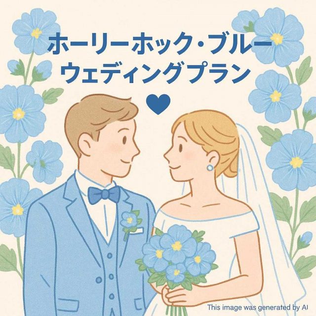 「ホーリーホック・ブルー」ウェディングプラン 💙