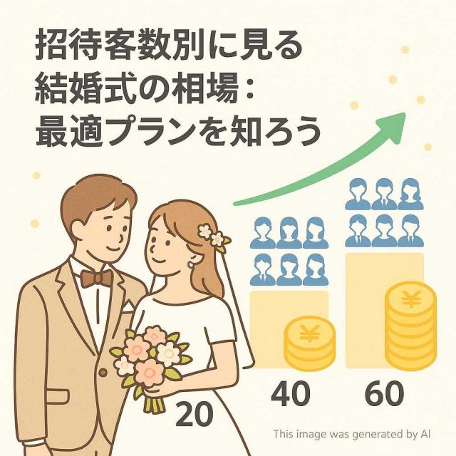 招待客数別に見る結婚式の相場：最適プランを知ろう