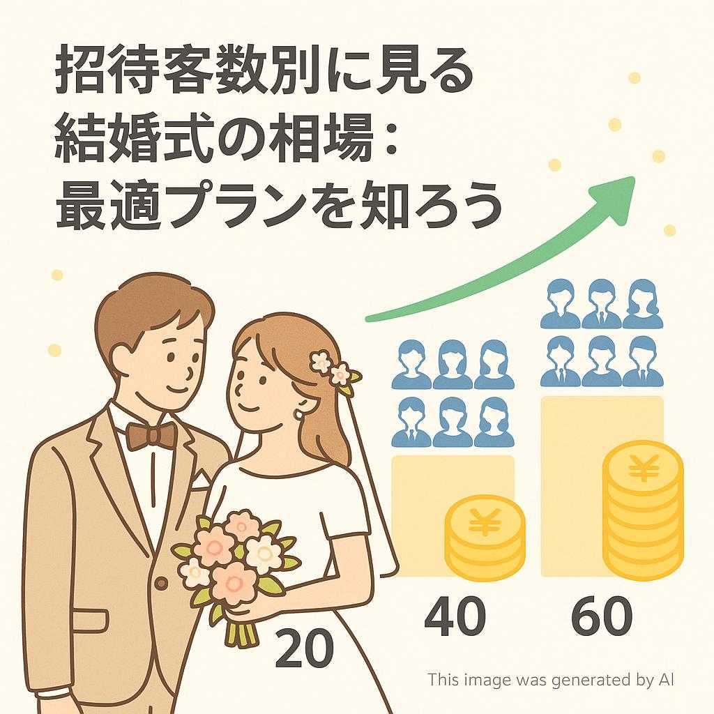 招待客数別に見る結婚式の相場：最適プランを知ろう