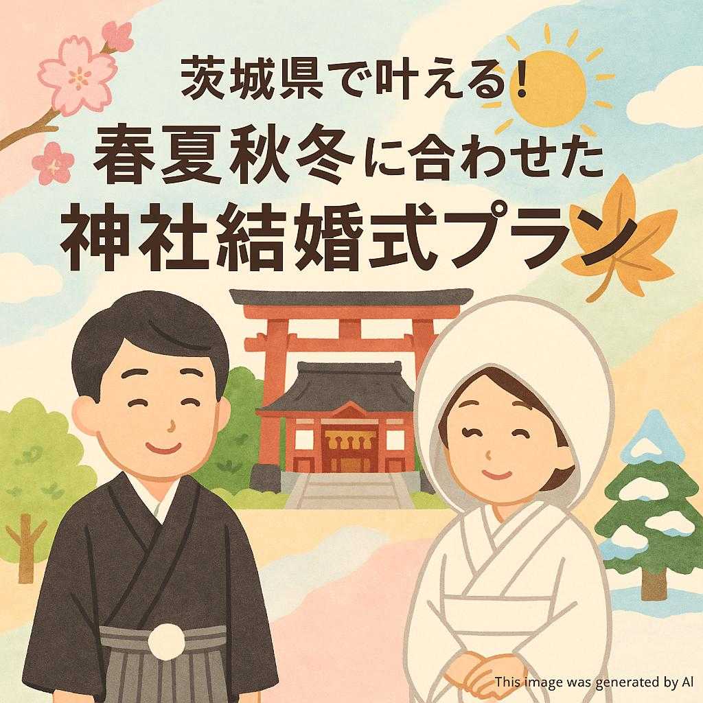 茨城県で叶える!春夏秋冬に合わせた神社結婚式プラン