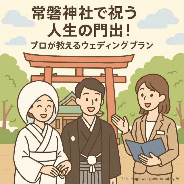 常磐神社で祝う人生の門出！プロが教えるウェディングプラン