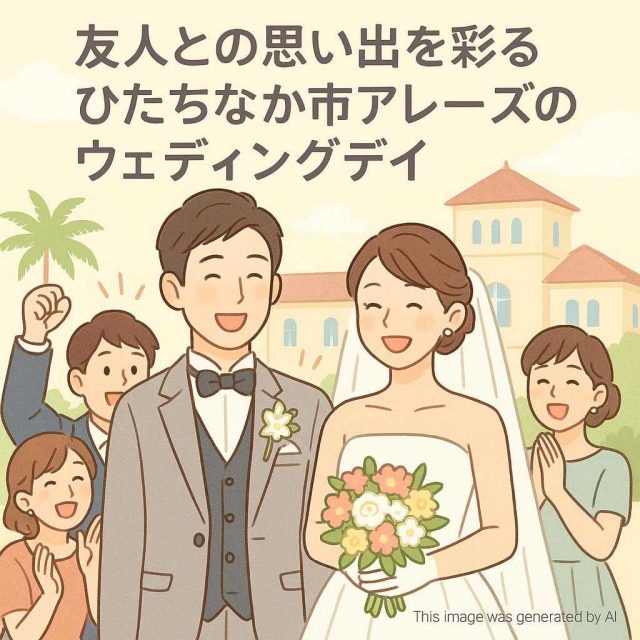 友人との思い出を彩るひたちなか市アレーズのウェディングデイ