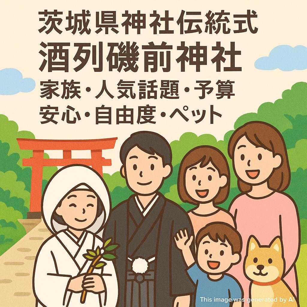 茨城県神社伝統式・酒列磯前神社・家族・人気話題・予算・安心・自由度・ペット