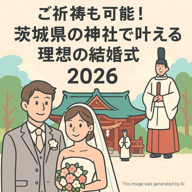 ご祈祷も可能！茨城県の神社で叶える理想の結婚式2026