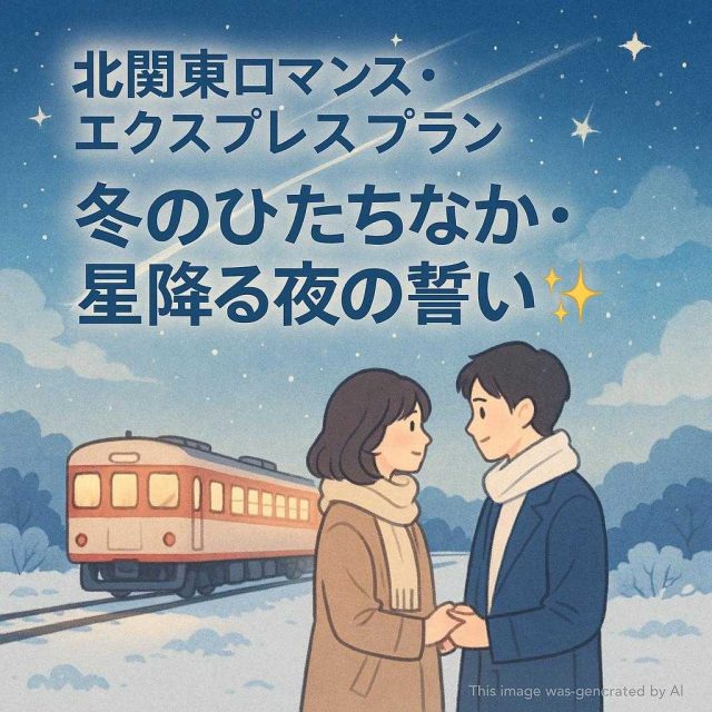 北関東ロマンス・エクスプレスプラン👑 冬のひたちなか・星降る夜の誓い🌟