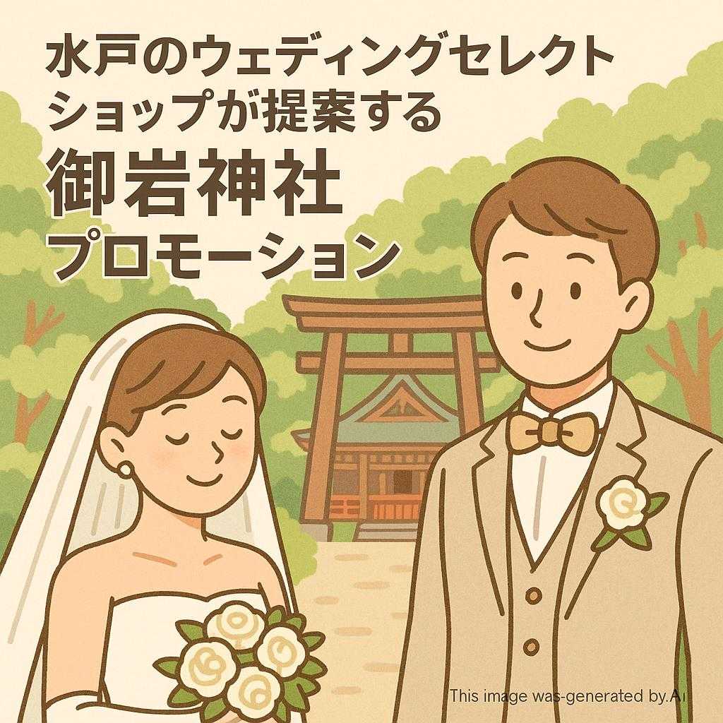 水戸のウェディングセレクトショップが提案する御岩神社プロモーション