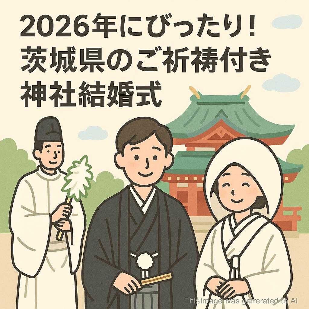 2026年にぴったり！茨城県のご祈祷付き神社結婚式