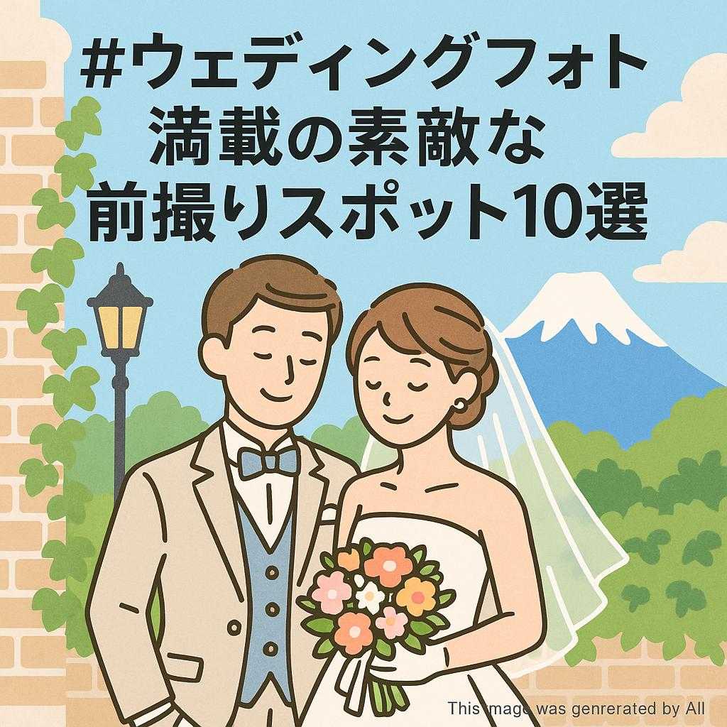 #ウェディングフォト 満載の素敵な前撮りスポット10選