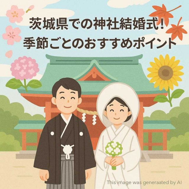 茨城県での神社結婚式！季節ごとのおすすめポイント