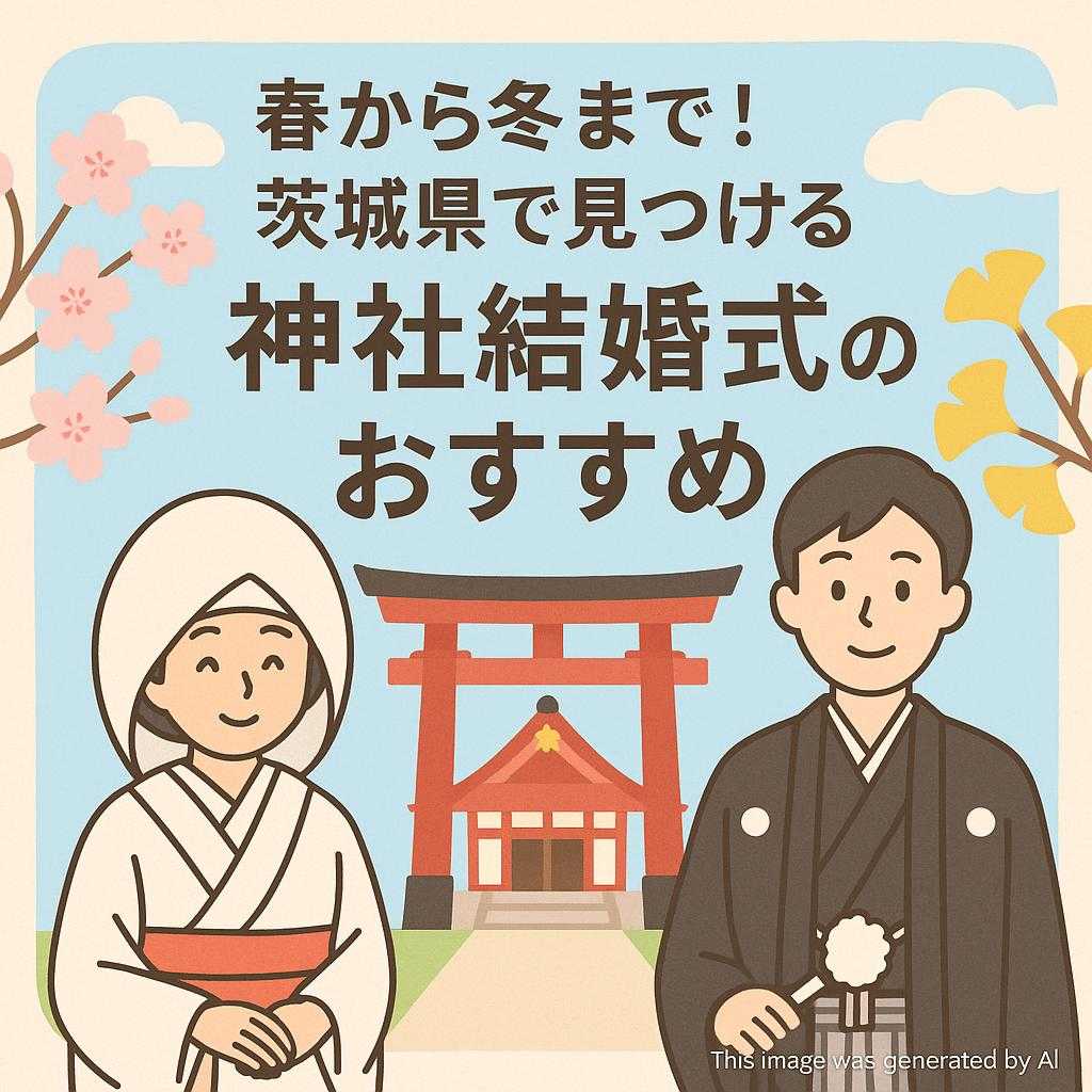 春から冬まで!茨城県で見つける神社結婚式のおすすめ