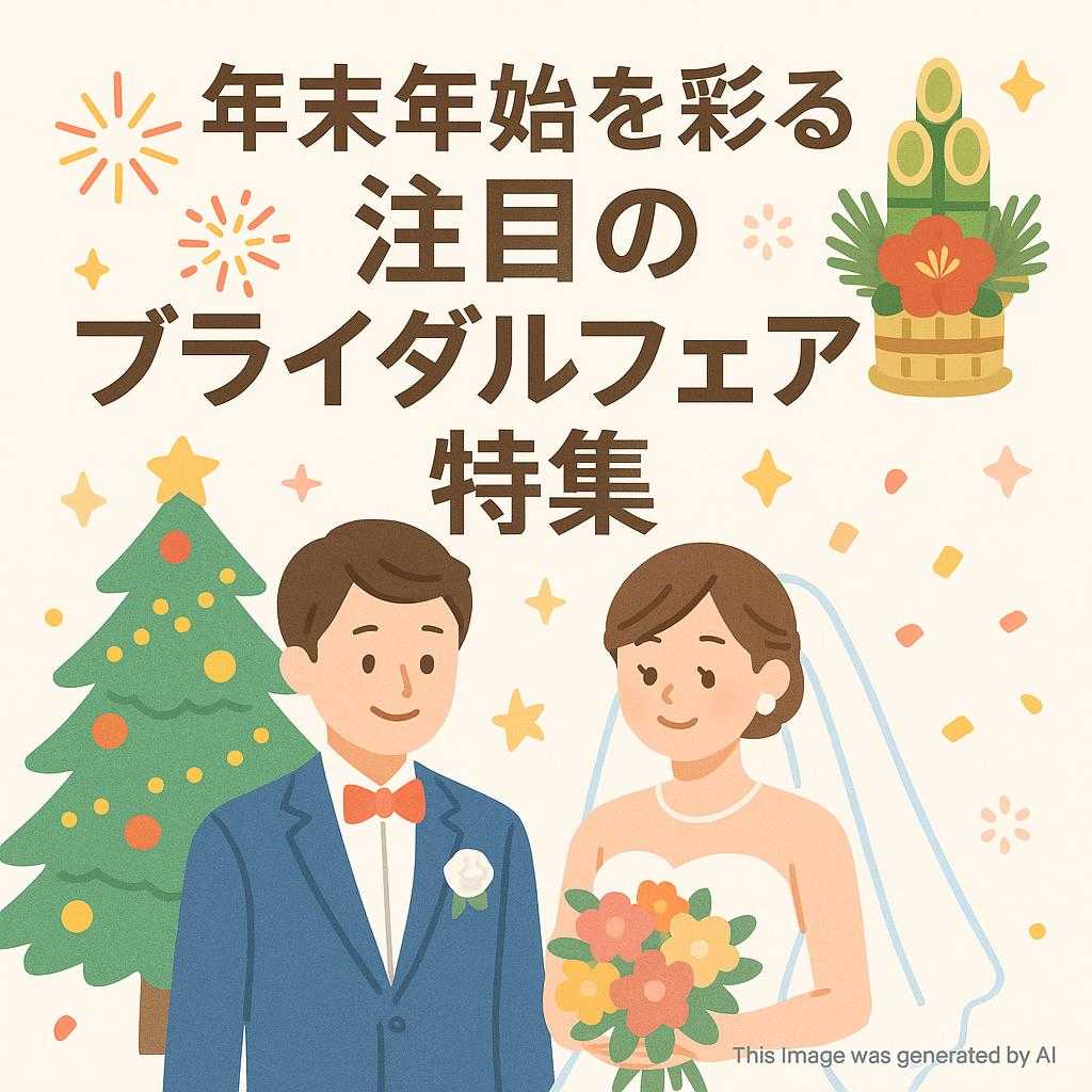 年末年始を彩る注目のブライダルフェア特集