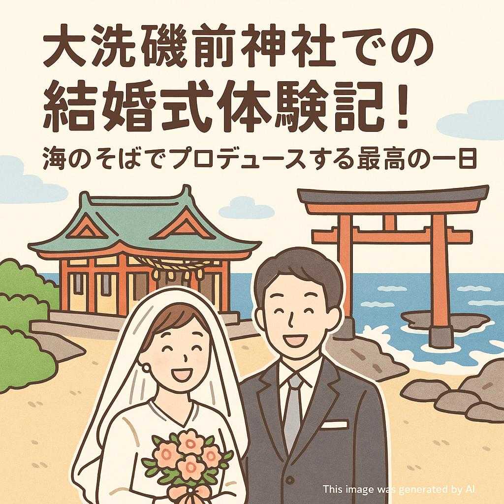 大洗磯前神社での結婚式体験記!海のそばでプロデュースする最高の一日