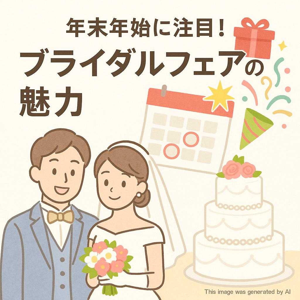 年末年始に注目!ブライダルフェアの魅力