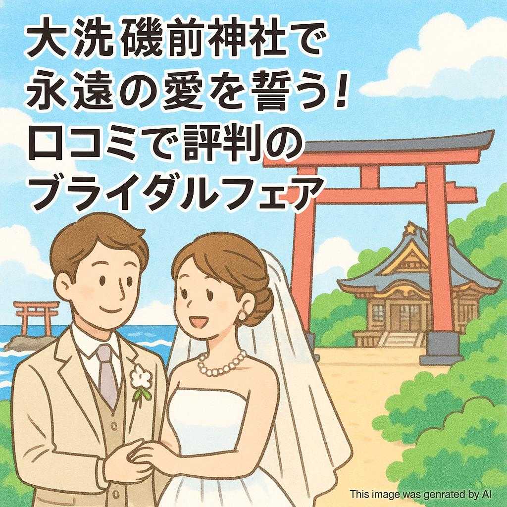 大洗磯前神社で永遠の愛を誓う!口コミで評判のブライダルフェア