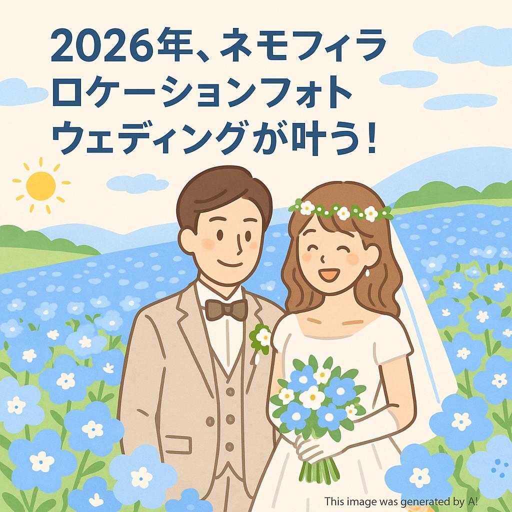 2026年、ネモフィラロケーションフォトウェディングが叶う！