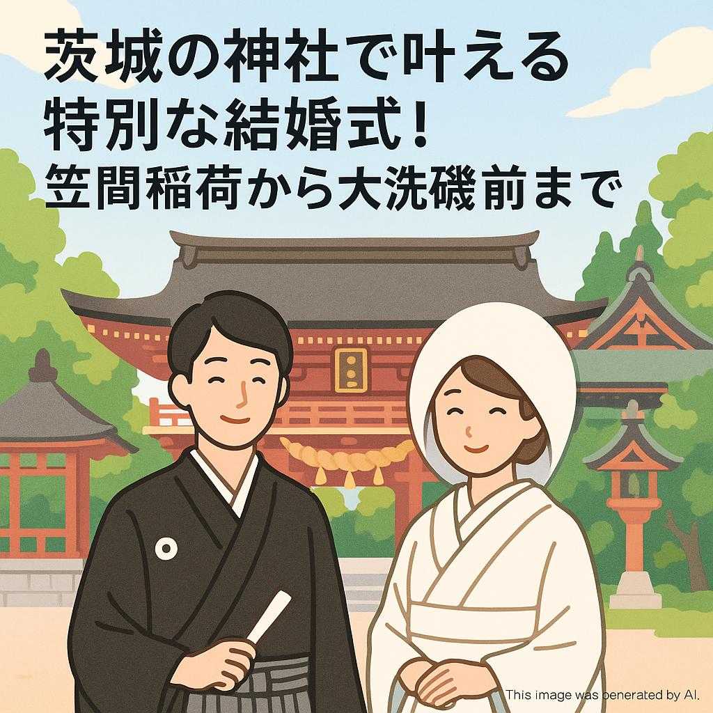 茨城の神社で叶える特別な結婚式!笠間稲荷から大洗磯前まで