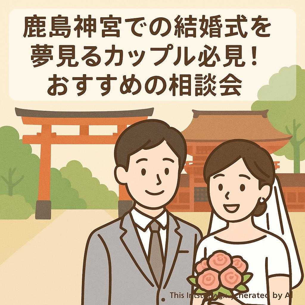 鹿島神宮での結婚式を夢見るカップル必見！おすすめの相談会