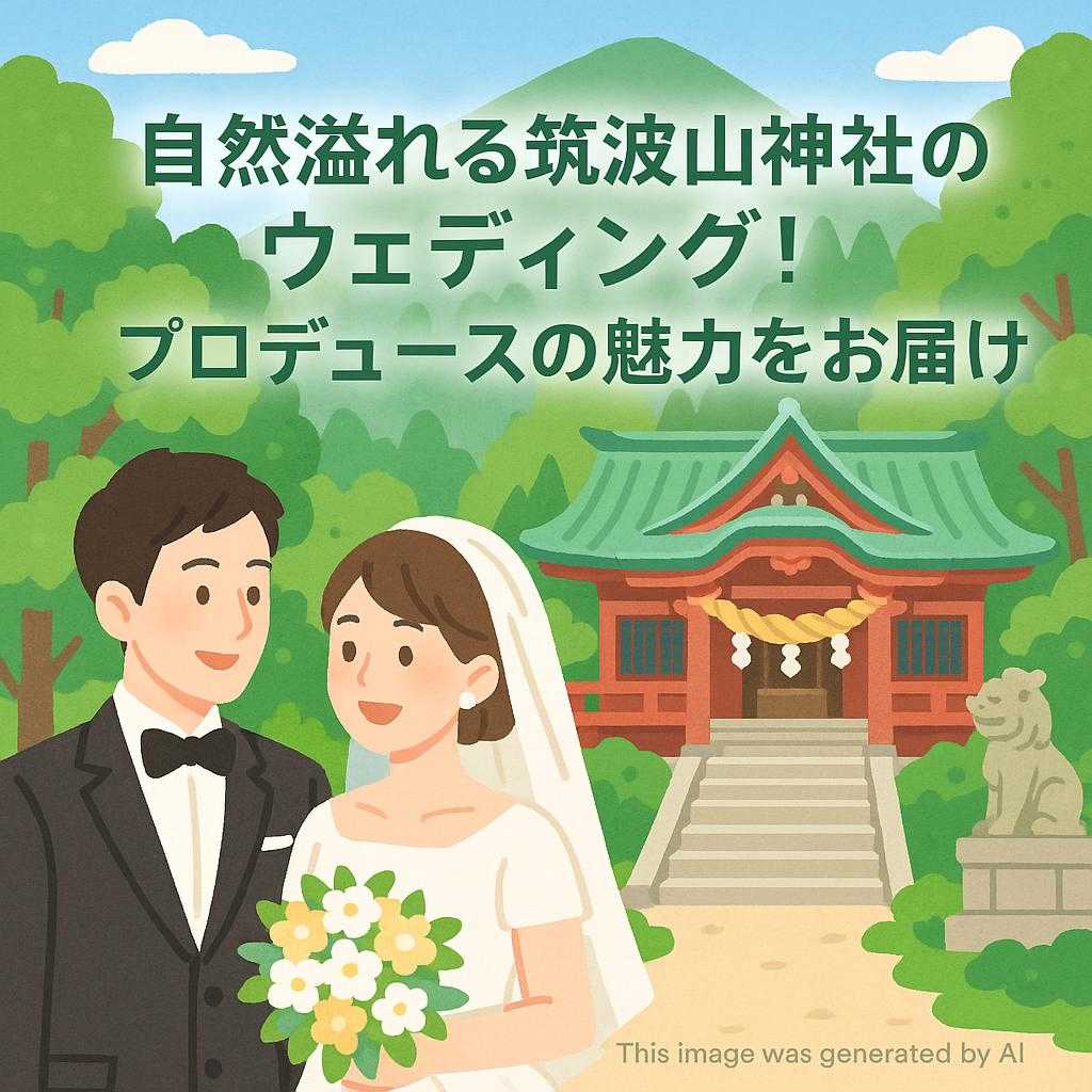 自然溢れる筑波山神社のウェディング!プロデュースの魅力をお届け