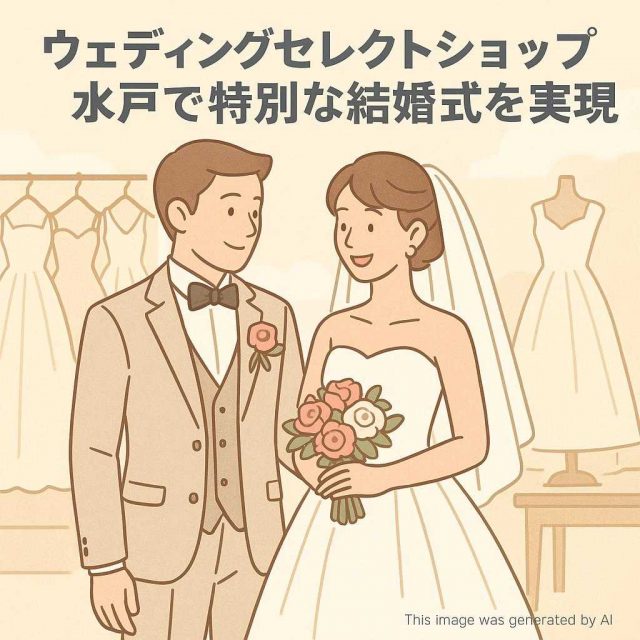 ウェディングセレクトショップ水戸で特別な結婚式を実現