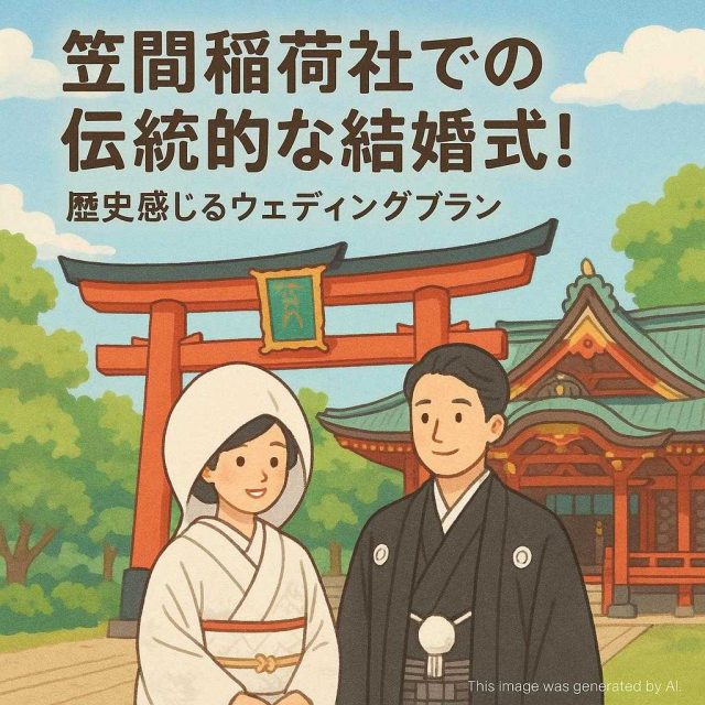 笠間稲荷神社での伝統的な結婚式！歴史感じるウェディングプラン