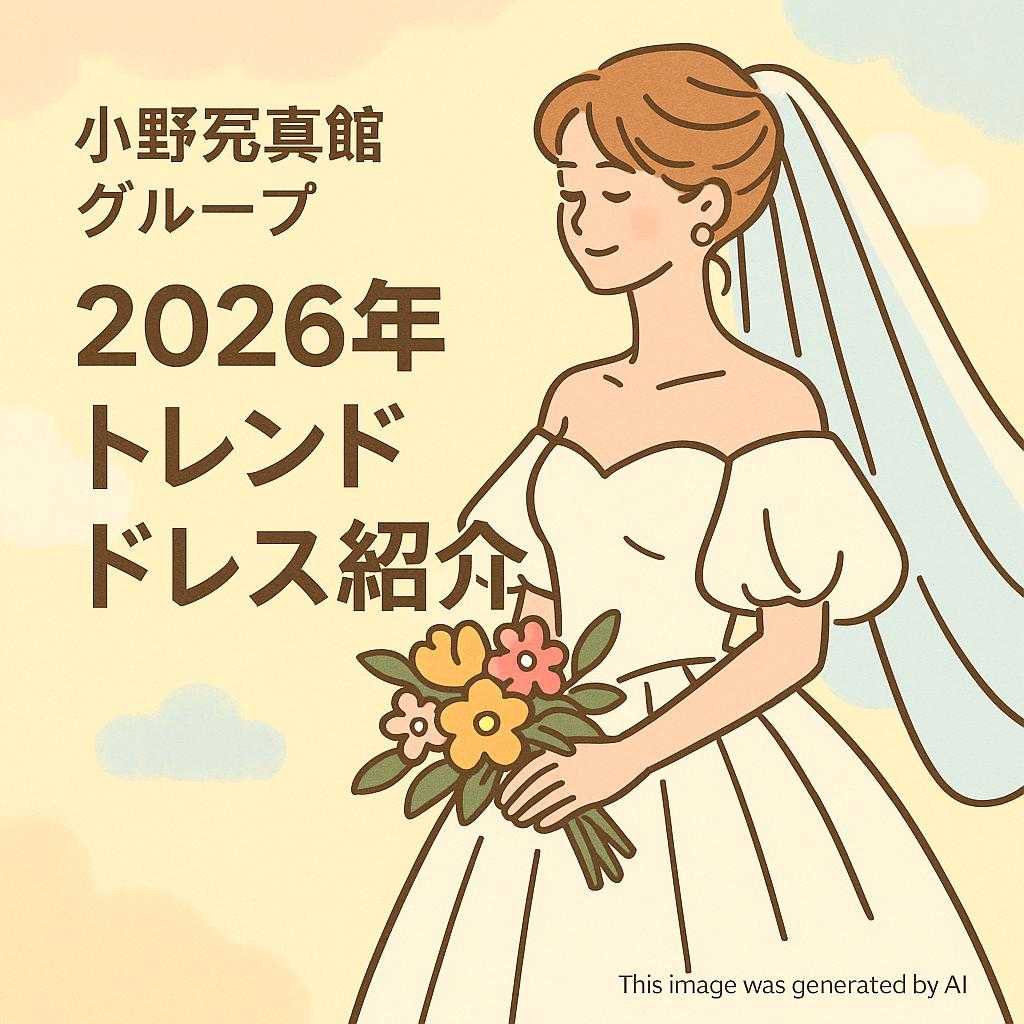 小野写真館グループ 「2026年トレンドドレス紹介」