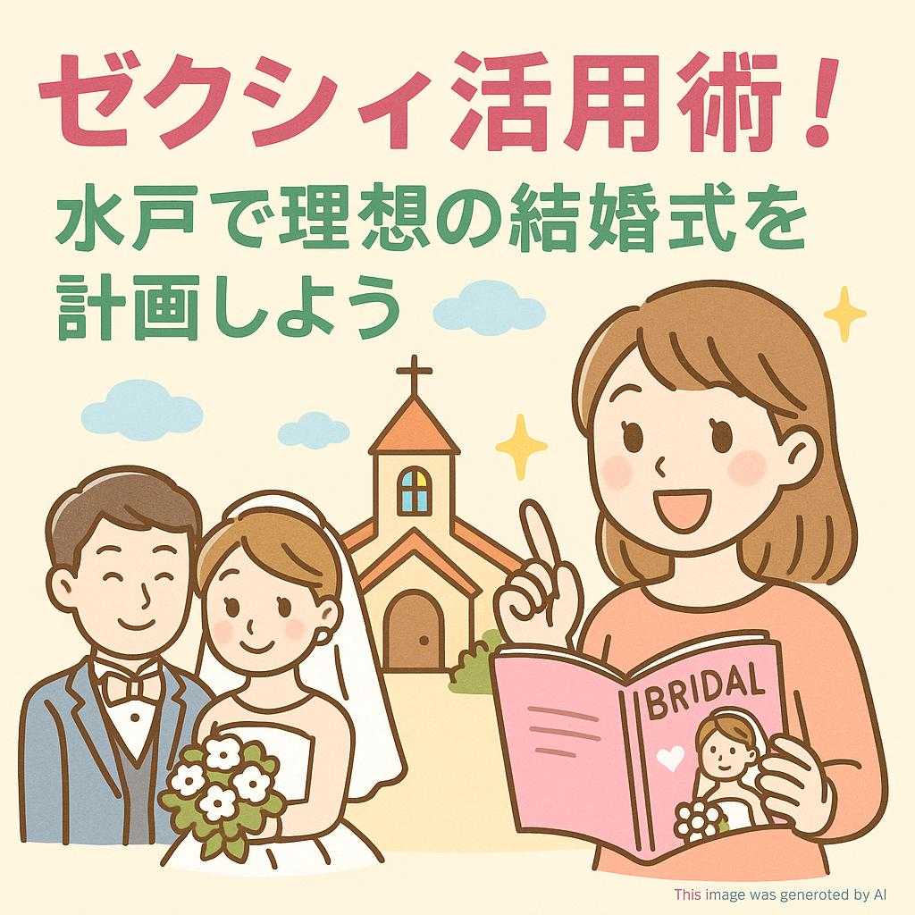 ゼクシィ活用術!水戸で理想の結婚式を計画しよう