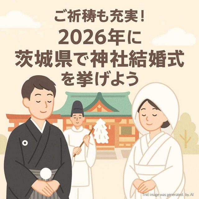 ご祈祷も充実！2026年に茨城県で神社結婚式を挙げよう