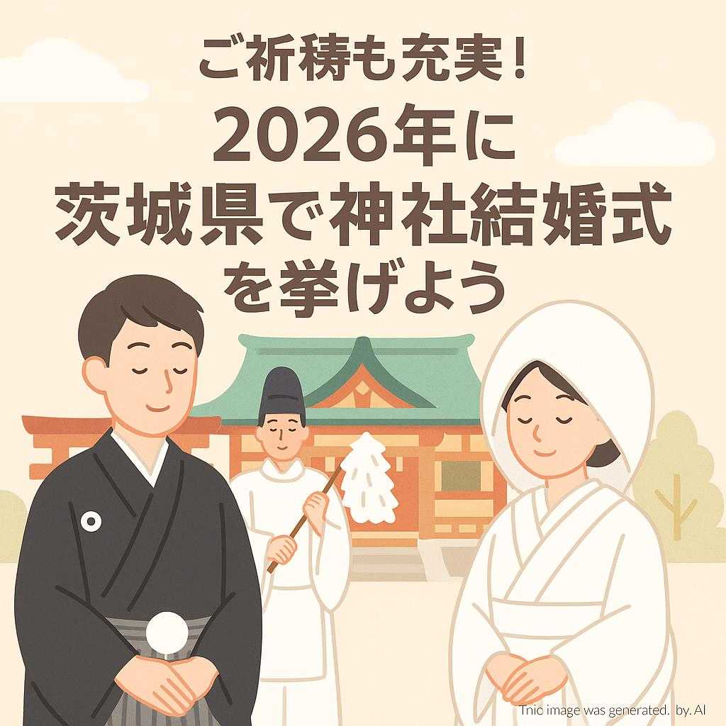 ご祈祷も充実!2026年に茨城県で神社結婚式を挙げよう