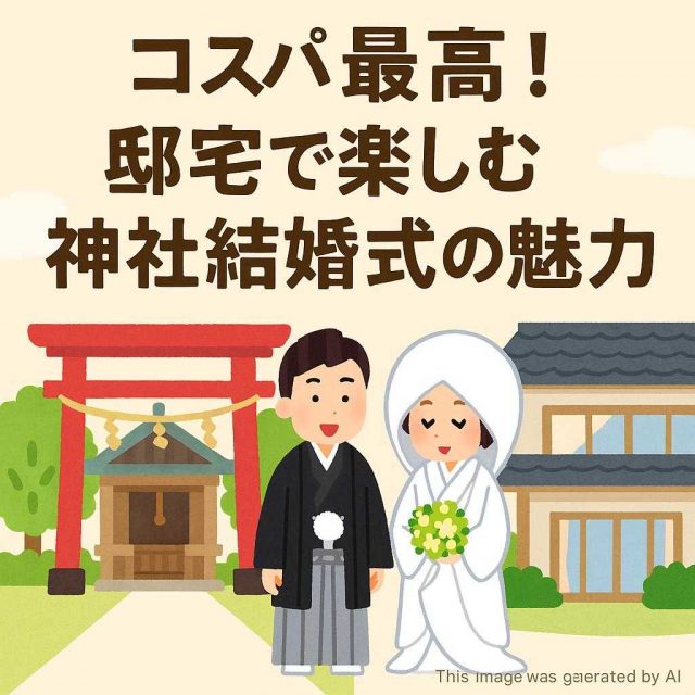 コスパ最高！邸宅で楽しむ神社結婚式の魅力