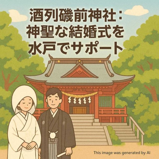 酒列磯前神社: 神聖な結婚式を水戸でサポート