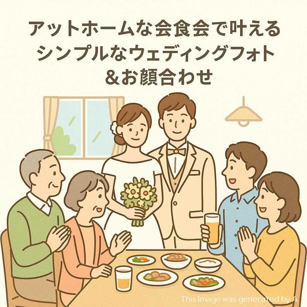 アットホームな会食会で叶えるシンプルなウェディングフォト&お顔合わせ