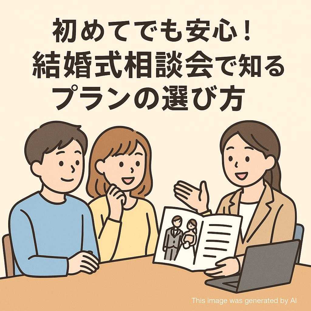 初めてでも安心!結婚式相談会で知るプランの選び方