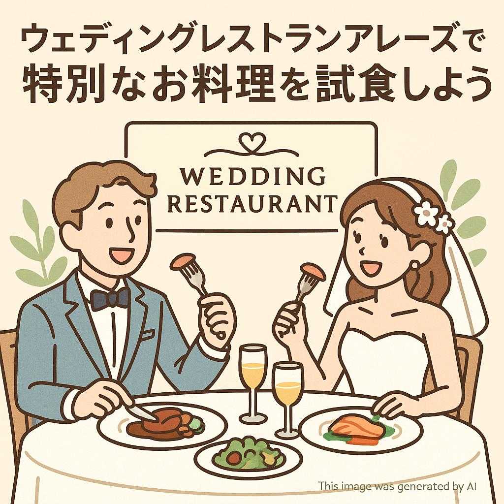ウェディングレストランアレーズで特別なお料理を試食しよう