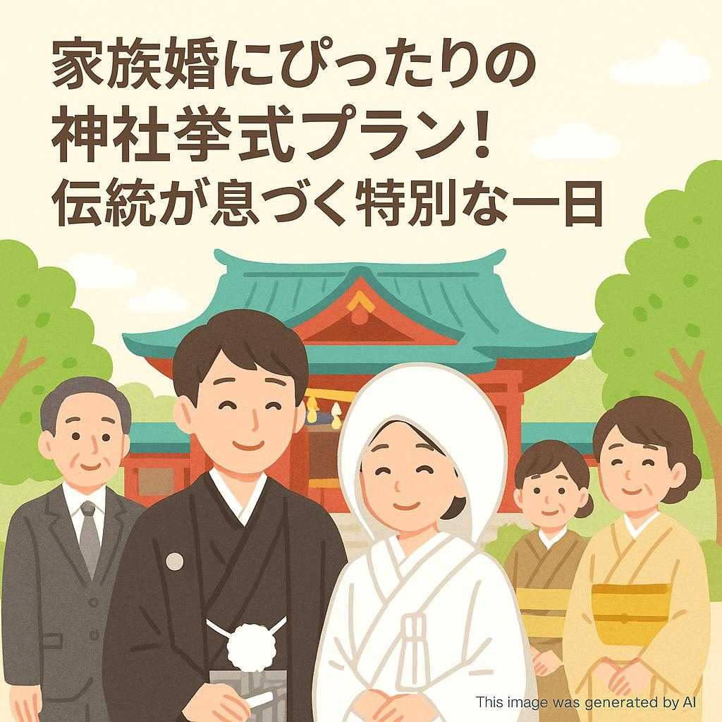 家族婚にぴったりの神社挙式プラン!伝統が息づく特別な一日