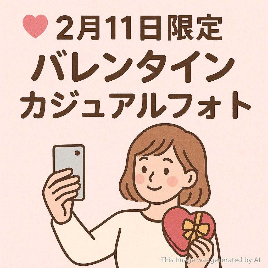 💝 2月11日限定 バレンタイン カジュアルフォト📸
