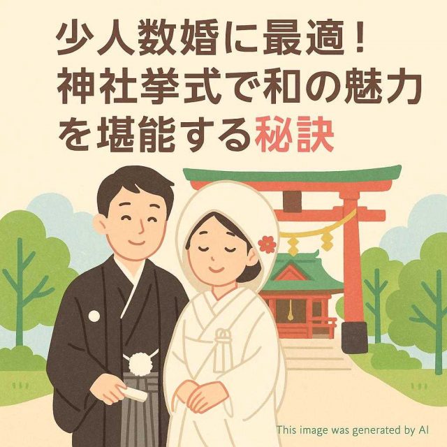 少人数婚に最適！神社挙式で和の魅力を堪能する秘訣